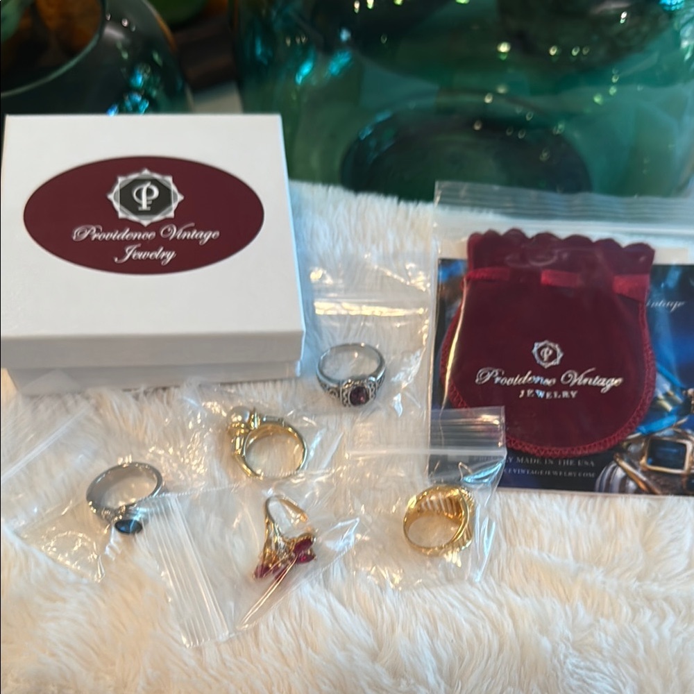 5 Costume Pieces from the Providence Vintage Jewelry Set